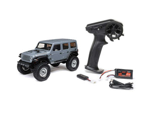 1/24 SCX24 Jeep Wrangler JLU 4WD Rock Crawler RTR Grey