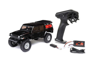 1/24 SCX24 Jeep JT Gladiator 4WD Rock Crawler RTR Black