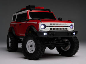 1/24 SCX24 Ford Bronco 4X4 RTR (inc Battery & Charger) Red