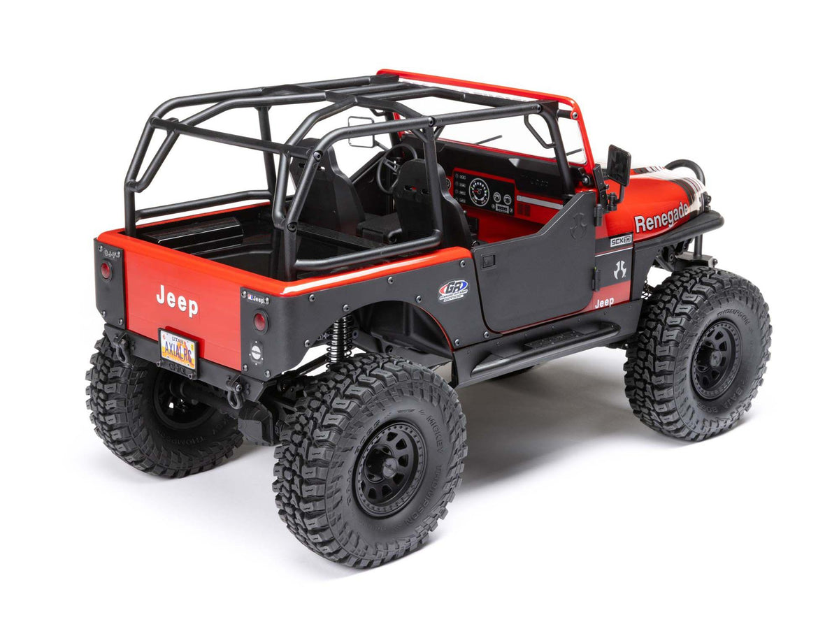 1/10 SCX10 III Jeep CJ-7 4WD RTR Red