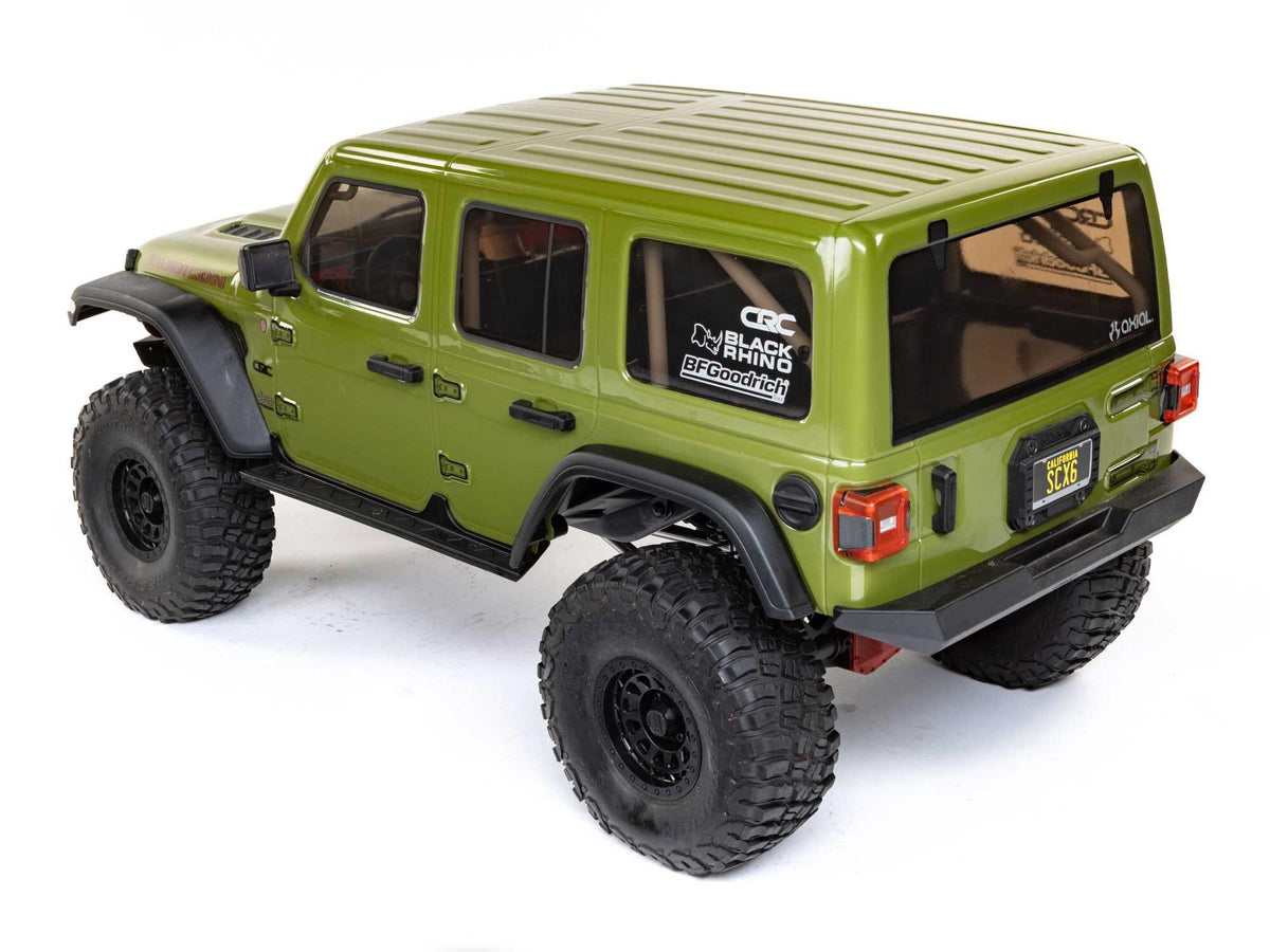 1/6 SCX6 Jeep JLU Wrangler 4WD Rock Crawler RTR Green
