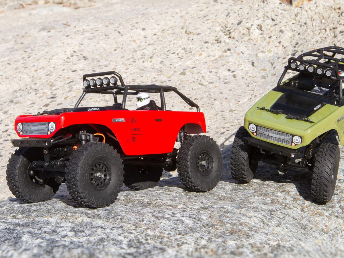 1/24 SCX24 Deadbolt 4WD Rock Crawler RTR Red