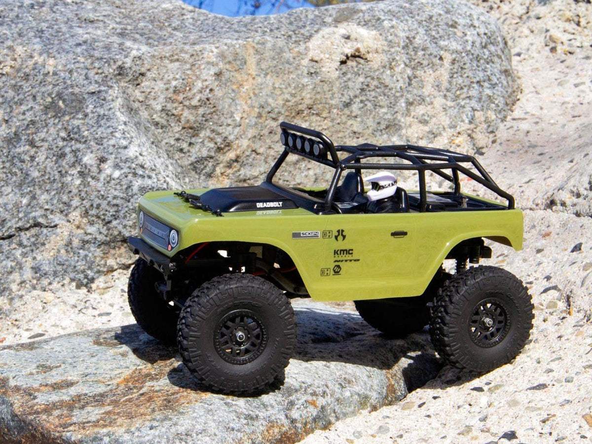 1/24 SCX24 Deadbolt 4WD Rock Crawler RTR Green