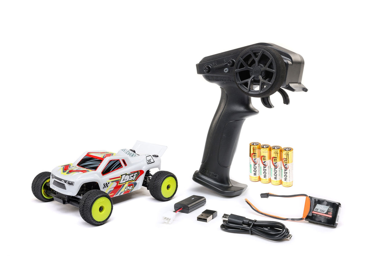 1/28 Micro-T 2WD Stadium Truck RTR White