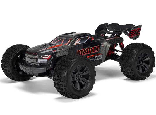 ARRMA KRATON 6S EXB 1/8 4X4 RTR Speed Monster Truck Black clip less body   #C-ARA8708V6T1 - RC Hobby Product