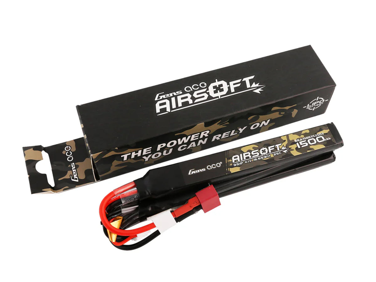 Airsoft 3S 1500mAh 25C with Deans-3X (fit Most AEG)