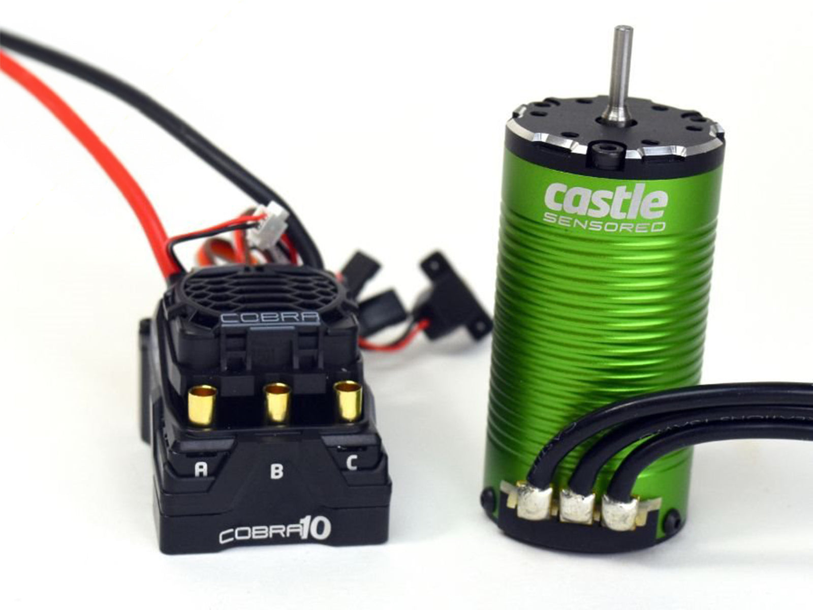 COBRA 10, 6S MAX, 8A PEAK BEC W/1412-3200KV SENSORED MOTOR