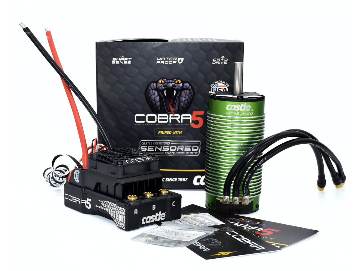 COBRA 5, 8S, 33.6V ESC, 20A PEAK BEC W/2028-800KV