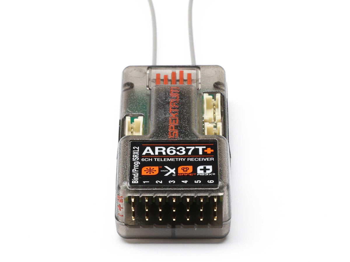 AR637T+ DSMX 6-Channel AS3X+ & SAFE Telemetry Receiver