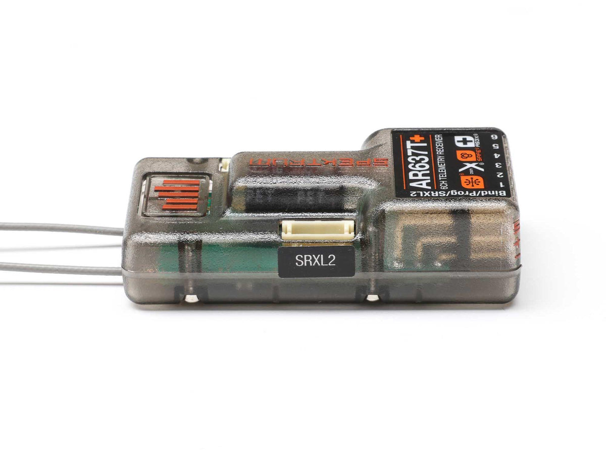 AR637T+ DSMX 6-Channel AS3X+ & SAFE Telemetry Receiver