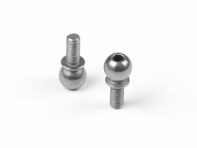 X4 PIVOT BALL 6.0MM WITH M3x6.5MM THREAD - HUDY SPRING STEELâ„¢ (2) - RC Hobby Product