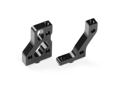 ALU RADIO PLATE MOUNTS - BLACK - SWISS 7075 T6 (L+R) - RC Hobby Product