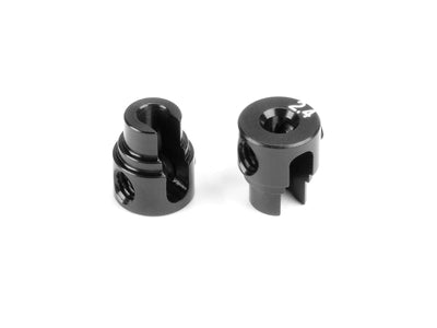 ALU CUTTED ANTI-ROLL BAR COLLAR o2.4 - BLACK (2) - RC Hobby Product