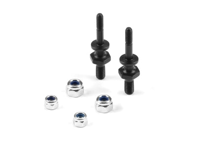 STEEL M4/M3 UPPER SHOCK MOUNT STAND OFF WITH HEX (2) - RC Hobby Product