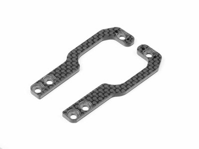 X1'23 GRAPHITE REAR WING HOLDER SIDE PLATE 2.5MM (L+R) - RC Hobby Product
