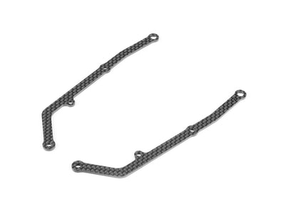X12 GRAPHITE SIDE BRACE 2.0MM - THINNER - RIGHT & LEFT - RC Hobby Product