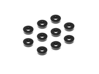 ALU SHIM 3x7.5x2.0MM - BLACK (10) - RC Hobby Product