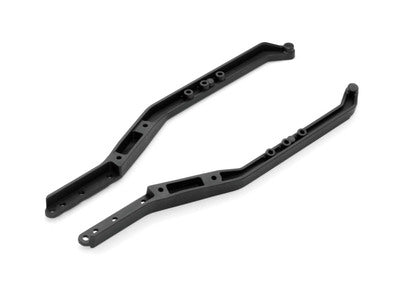 COMPOSITE CHASSIS SIDE GUARDS FOR BENT SIDES CHASSIS L+R - GRAPHITE - RC Hobby Product