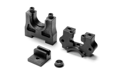 CENTER DIFF MOUNTING PLATE SET - HIGHER - GRAPHITE - RC Hobby Product