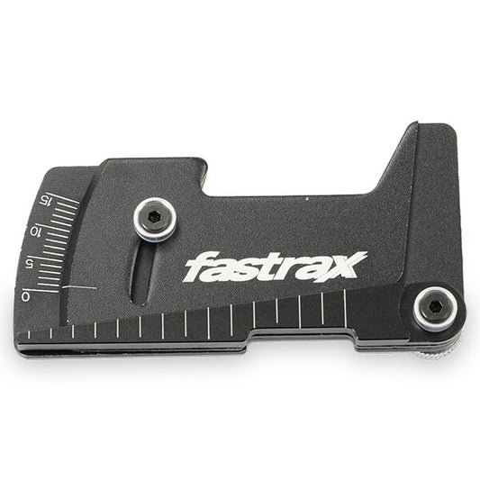FASTRAX ALUMINIUM RIDE HEIGHT AND CAMBER GAUGE - BLACK - RC Hobby Product